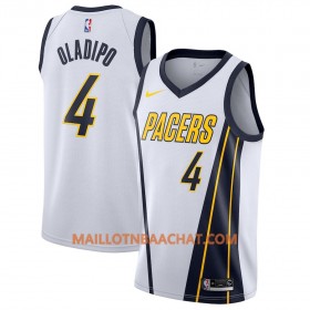 Maillot NBA Indiana Pacers Victor Oladipo 4 2018-19 Nike Blanc Swingman - Homme
